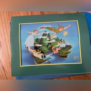 Vintage Disney's 1996 Peter Pan Exclusive Commemorative Lithograph